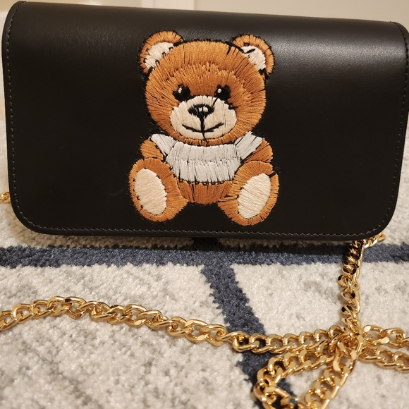 MoschinoMoschino Teddy Bear Mini Chain crossbody/Clutch Bag - Picture 4 of 14